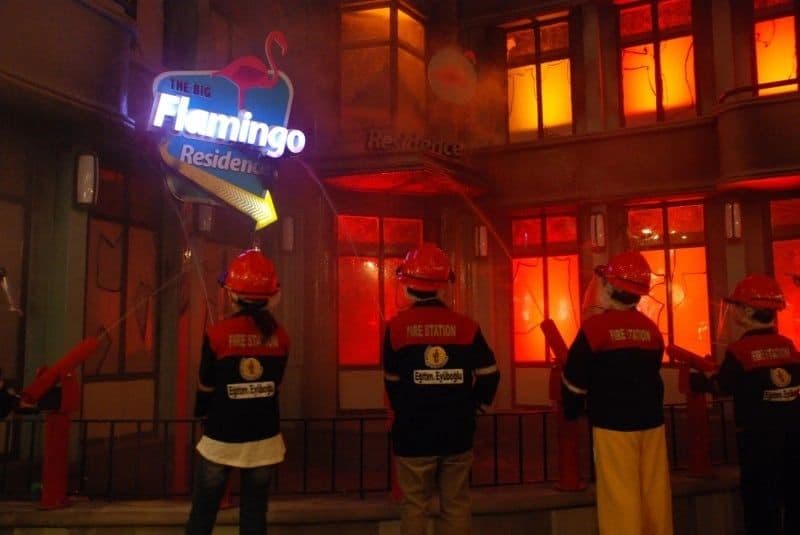 KidZania Istanbul themed city street with Bomanite Stamped Concrete